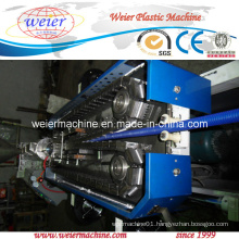 PVC PP PE PA Single Wall Plastic Corrugated Pipe Extrusion Line